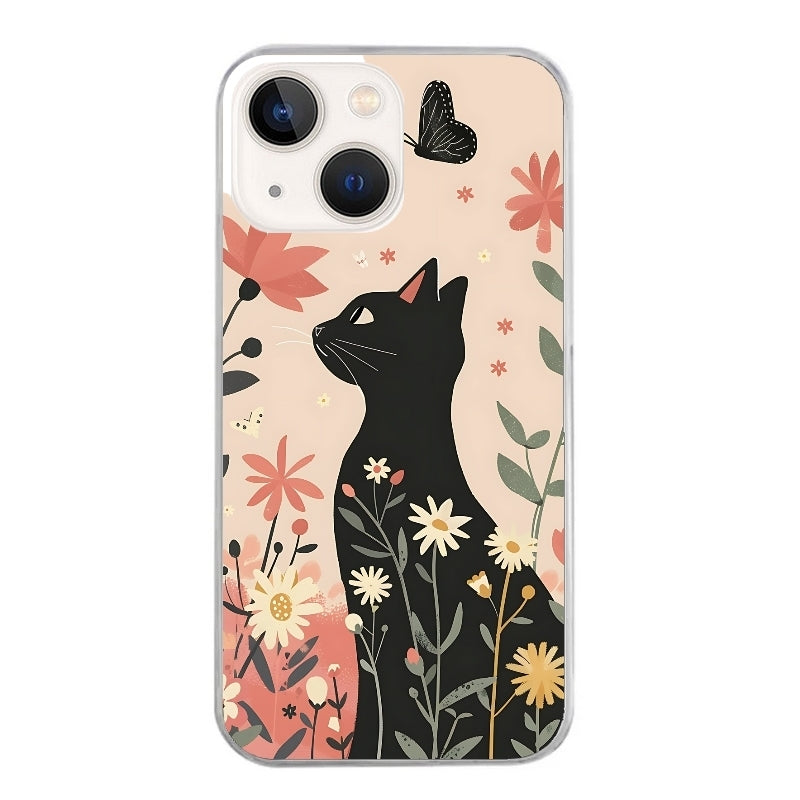 Coque taperso pour Iphone 11 et PRO PRO MAX avec motif chat papillon 1 protection antichoc personnalisée