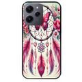Coque noire taperso pour Redmi 12 4G et 5G avec motif dreamcatcher et papillon protection antichoc personnalisée