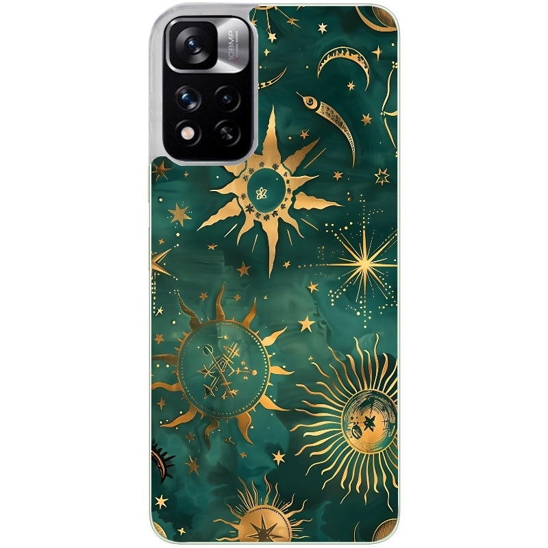 Coque taperso pour Redmi Note 10 4G 5G PRO 10S avec motif lune et astro protection antichoc personnalisée