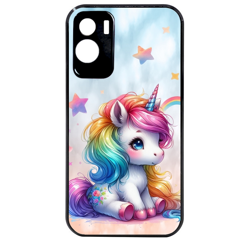 Coque noire taperso pour Honor 70 LITE 90 et LITE avec motif licorne et etoiles protection antichoc personnalisée