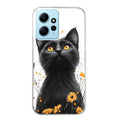 Coque taperso pour POCO X5 5G avec motif chat eyes protection antichoc personnalisée