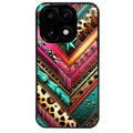 Coque noire taperso pour OnePlus 15 avec motif chevron texas protection antichoc personnalisée