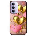 Coque noire taperso pour Redmi 15 4G et 5G avec motif coeur rose protection antichoc personnalisée