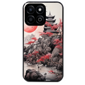 Coque noire taperso pour Honor 70 LITE 90 et LITE avec motif japan et temple protection antichoc personnalisée