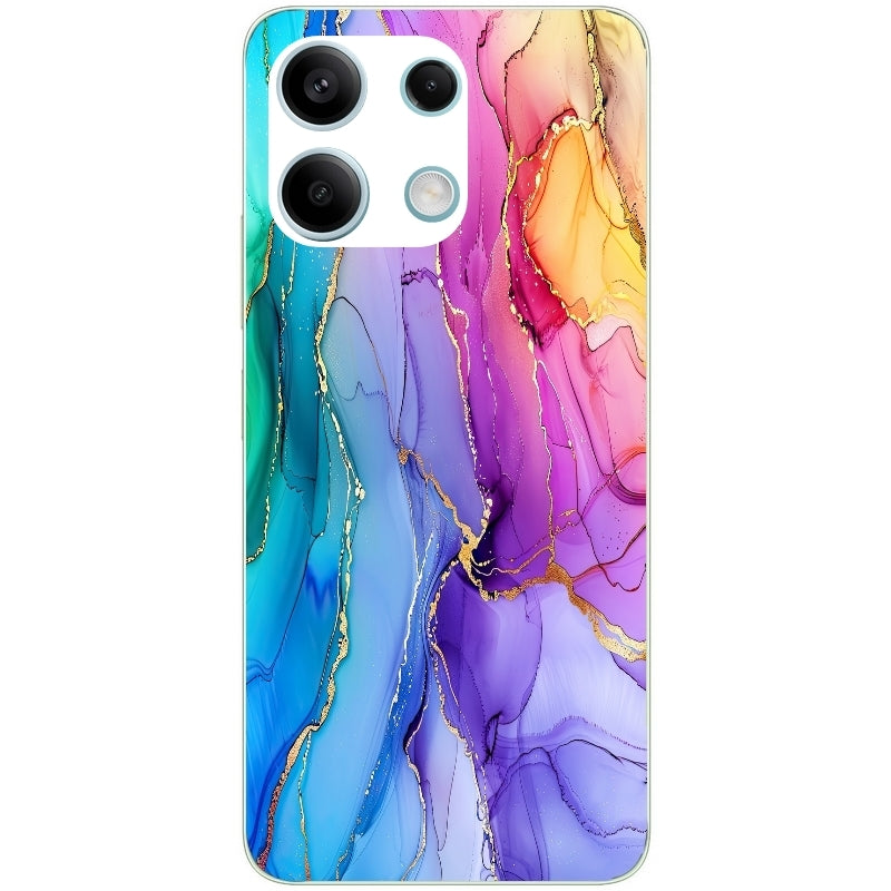 Coque taperso pour POCO X6 5G avec motif marbre tie dye protection antichoc personnalisée