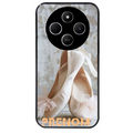 Coque noire taperso pour POCO C75 avec motif ballerine danse personnalisee protection antichoc personnalisée