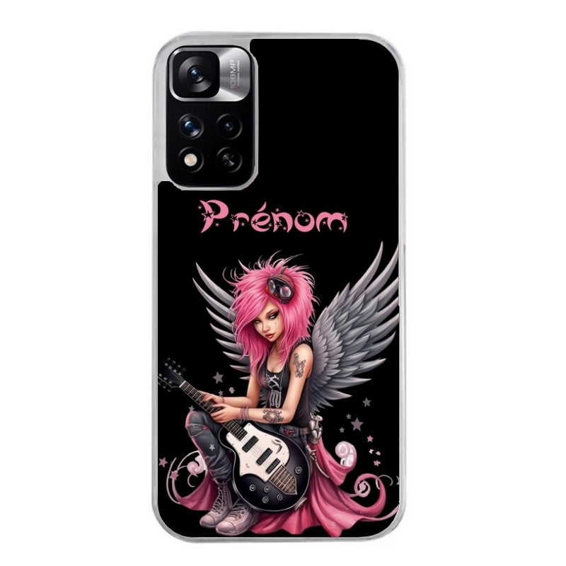 Coque taperso pour Redmi Note 11 4G PRO 5G 11S avec motif fee rock personnalisee protection antichoc personnalisée