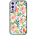 Coque noire taperso pour OnePlus 9 et 9 PRO avec motif fleur des champs protection antichoc personnalisée