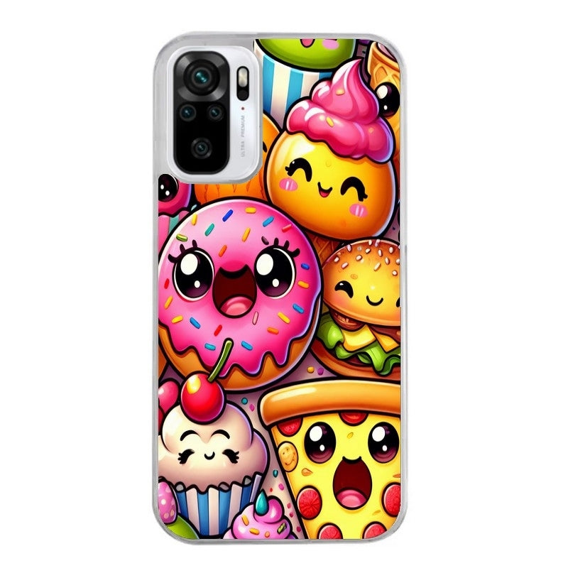 Coque taperso pour Redmi Note 10 4G 5G PRO 10S avec motif anime donut kawaii protection antichoc personnalisée