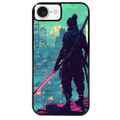 Coque noire taperso pour Iphone 16 16E PLUS MAX PRO avec motif samourai new york protection antichoc personnalisée