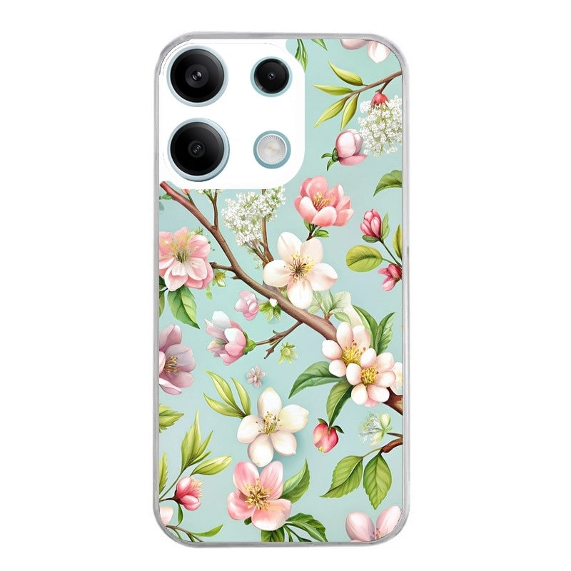Coque taperso pour POCO M6 PRO 4G avec motif fleur de printemps protection antichoc personnalisée