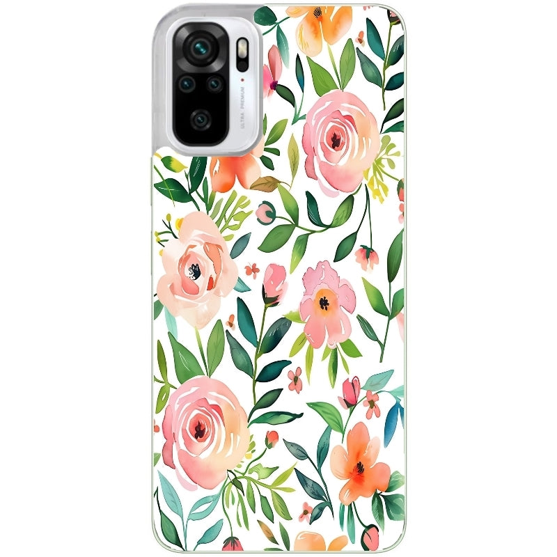 Coque taperso pour Redmi Note 10 4G 5G PRO 10S avec motif fleur des champs protection antichoc personnalisée