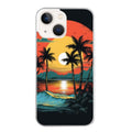 Coque taperso pour Iphone 12 et PRO MINI PRO MAX avec motif hawaii palmier protection antichoc personnalisée