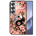 Coque pour Z FOLD 8 ULTRA yin yang fleur cerisier sakura