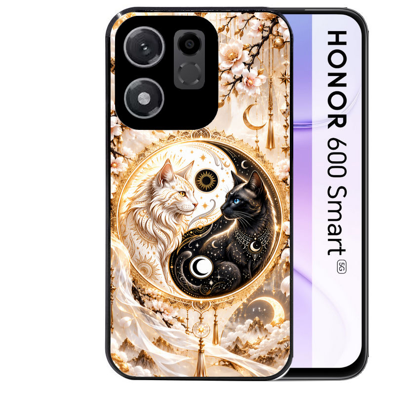 Coque pour Honor 600 SMART yin yang chat