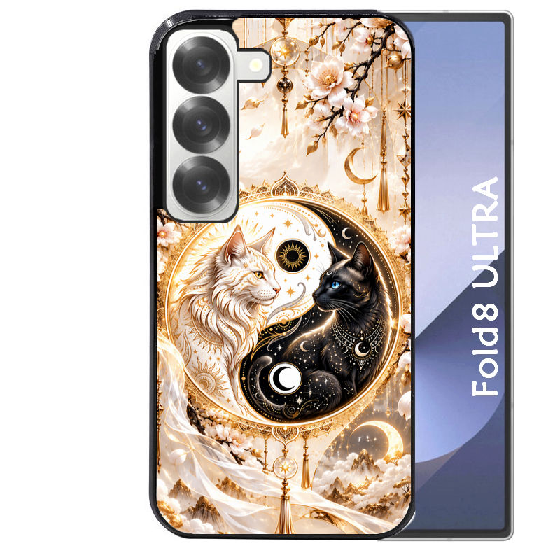 Coque pour Z FOLD 8 ULTRA yin yang chat