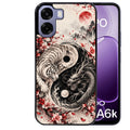 Coque pour Oppo A6 A6 A6K yin yang tigre et dragon