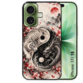 Coque pour Iphone 18 / PRO / PRO MAX / 18E yin yang tigre et dragon
