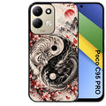 Coque pour POCO C95 PRO yin yang tigre et dragon