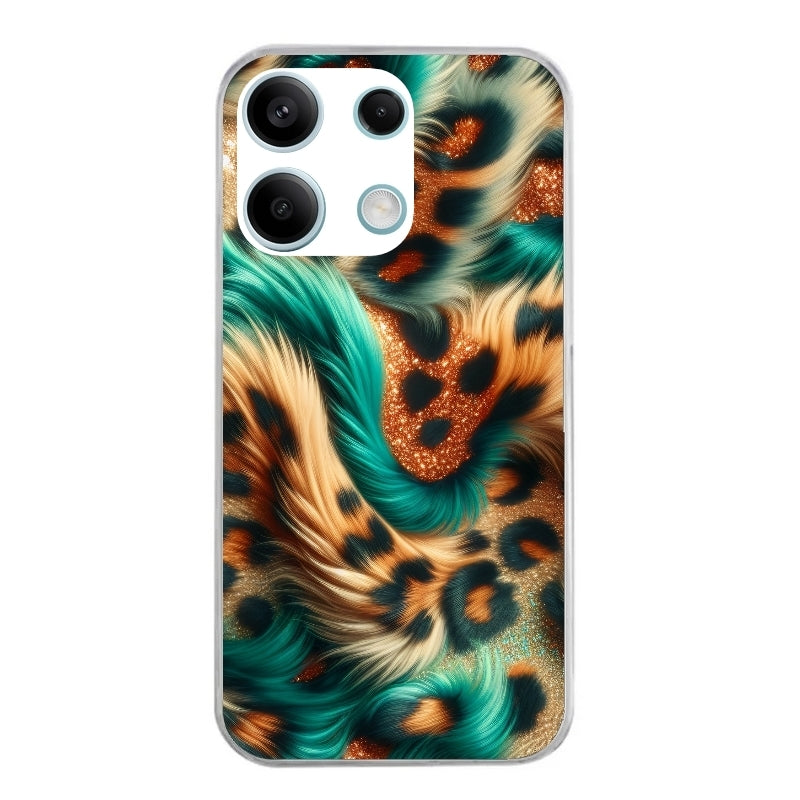 Coque taperso pour POCO X6 5G avec motif effet fourrure leopard 3 protection antichoc personnalisée