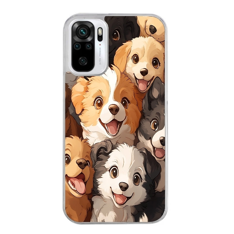 Coque taperso pour Redmi Note 10 4G 5G PRO 10S avec motif chien smile protection antichoc personnalisée