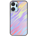 Coque noire taperso pour Honor X7A avec motif zebre pastel protection antichoc personnalisée