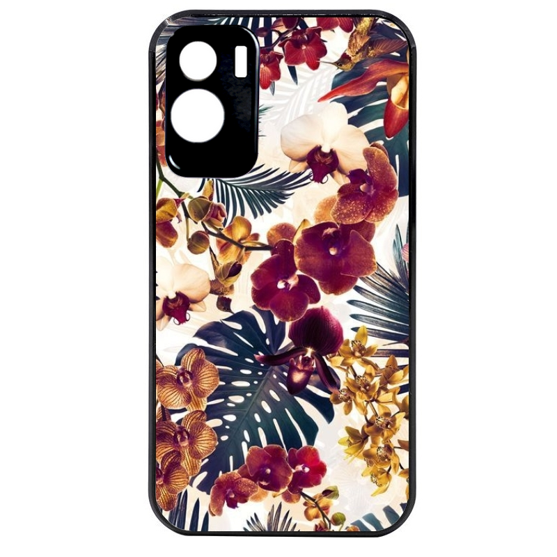 Coque noire taperso pour Honor 70 LITE 90 et LITE avec motif jungle couleurs d'automne protection antichoc personnalisée
