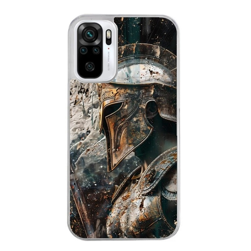 Coque taperso pour Redmi Note 10 4G 5G PRO 10S avec motif spartan guerrier protection antichoc personnalisée