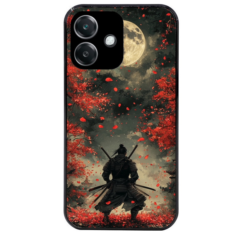 Coque noire taperso pour OPPO A40 avec motif samourai et katana protection antichoc personnalisée