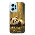 Coque taperso pour POCO X5 5G avec motif panda et papillon personnalisee protection antichoc personnalisée