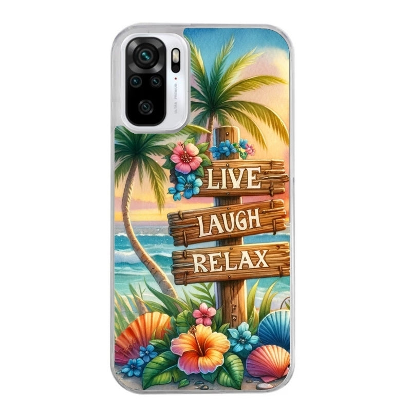 Coque taperso pour Redmi Note 10 4G 5G PRO 10S avec motif tropical vacances protection antichoc personnalisée