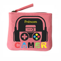 Porte monnaie personnalisé gamer casquette en feutrine en feutrine
