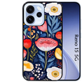 Coque noire taperso pour OPPO Reno 15 et F FS 5G avec motif fleur coquelicot protection antichoc personnalisée