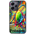Coque noire taperso pour Redmi 12 4G et 5G avec motif tennis color personnalisee protection antichoc personnalisée
