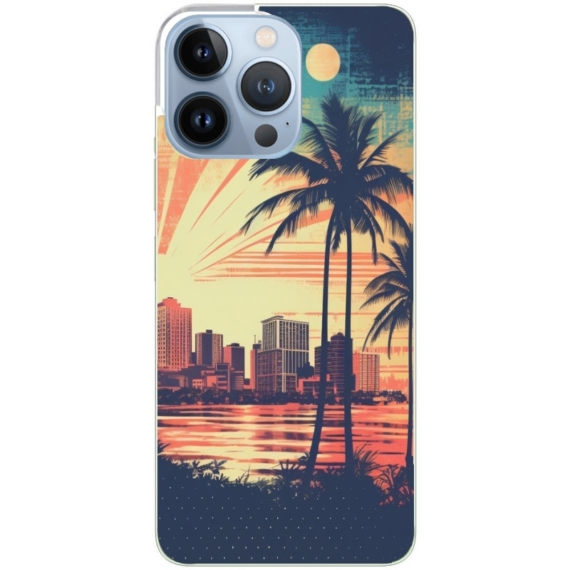 Coque taperso pour Iphone 11 et PRO PRO MAX avec motif hawaii retro protection antichoc personnalisée
