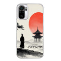 Coque taperso pour Redmi Note 10 4G 5G PRO 10S avec motif samourai et temple personnalisee protection antichoc personnalisée