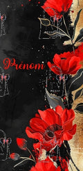 Fleur coquelicot prénom