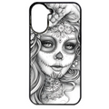 Coque noire taperso pour Redmi A5 4G avec motif mort calavera tatoo protection antichoc personnalisée