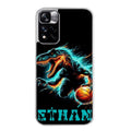 Coque taperso pour Redmi Note 11 4G PRO 5G 11S avec motif basket et dino personnalisee protection antichoc personnalisée