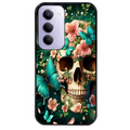 Coque noire taperso pour Redmi 15 4G et 5G avec motif tete de mort skull printemps protection antichoc personnalisée