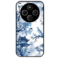 Coque noire taperso pour POCO C75 avec motif japan art protection antichoc personnalisée