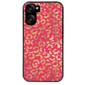 Coque noire taperso pour OnePlus Nord CE5 avec motif leopard fuschia protection antichoc personnalisée