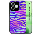 Coque noire pour Honor 600 LITE avec motif zebre color protection antichoc personnalisée