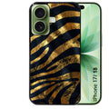Coque pour Iphone 18 / PRO / PRO MAX / 18E zebre gold