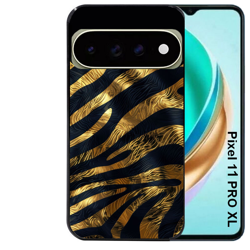 Coque pour Pixel 10 / 11 / PRO / XL zebre gold