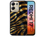 Coque pour Redmi 17 et 17C 4G 5G zebre gold