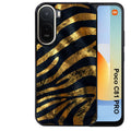 Coque pour POCO C81 PRO zebre gold