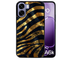 Coque pour Oppo A6 A6 A6K zebre gold