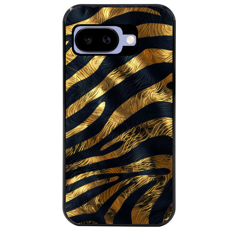 Coque pour Pixel 8A 9A 10A zebre gold