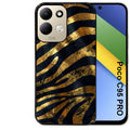 Coque pour POCO C95 PRO zebre gold